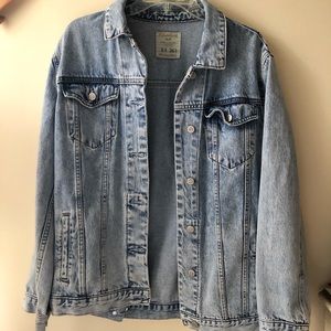 Pull & Bear oversized denim jacket 🧥